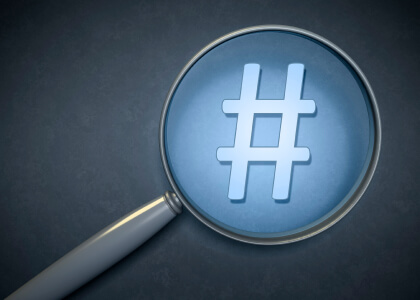 Hashtag research for social media